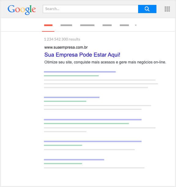 você na primeira página do google estratégia SEO